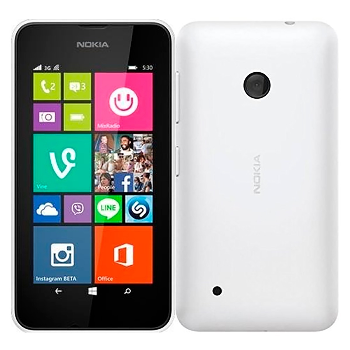 Celular Nokia Lumia 530 Quad Core 1,2 Ghz Cortex 4gb 512mb - U$S 99,00 en Mercado Libre