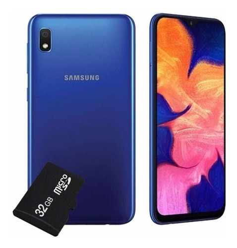 Celular Samsung A10 32gb Blue - $ 7.450,00 en Mercado Libre
