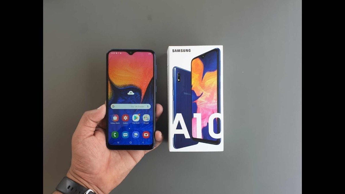 Celular Samsung A10 32gb Blue - $ 7.450,00 en Mercado Libre