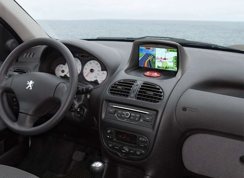 Central Multimedia Peugeot 206 Android 9.0 - U$S 990,00 en Mercado Libre