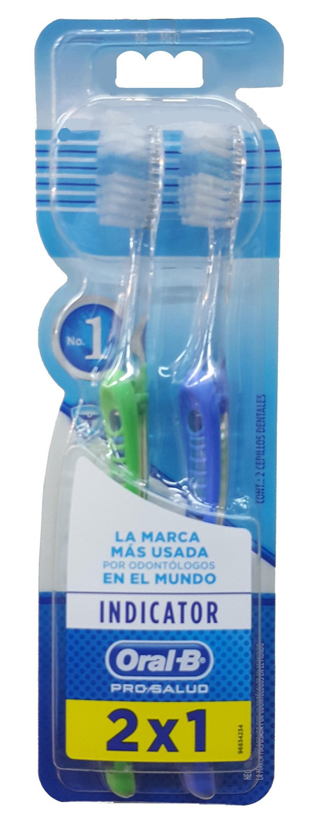 Cepillo Dental Oral B Indicator 40 Me 2x1 - $ 85,00 En Mercado Libre