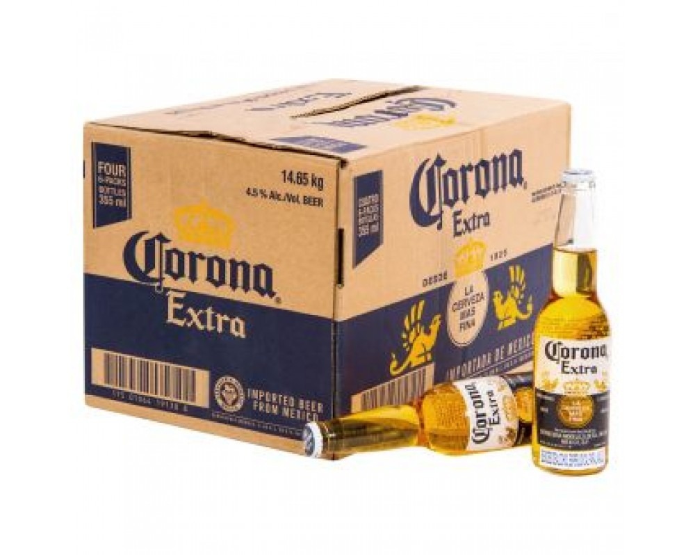 Cerveza Corona Caja De 24 Unidades 355cm3 - $ 1.100,00 en Mercado Libre
