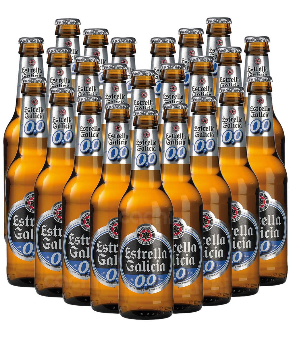 Cerveza Sin Alcohol Estrella Galicia Pack X 24 Botellas 0 ...