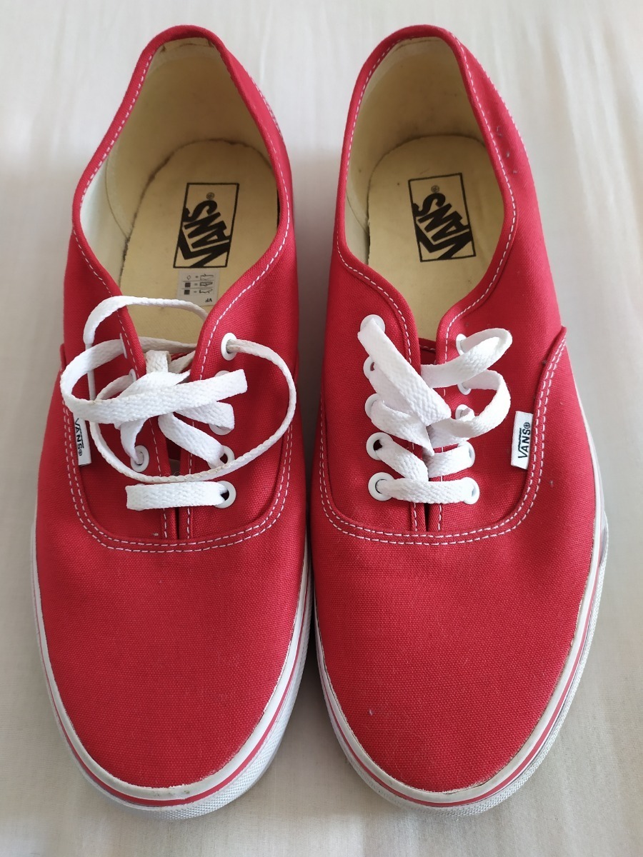 vans authentic rojos