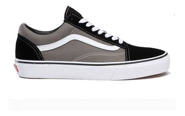 vans ropa gris