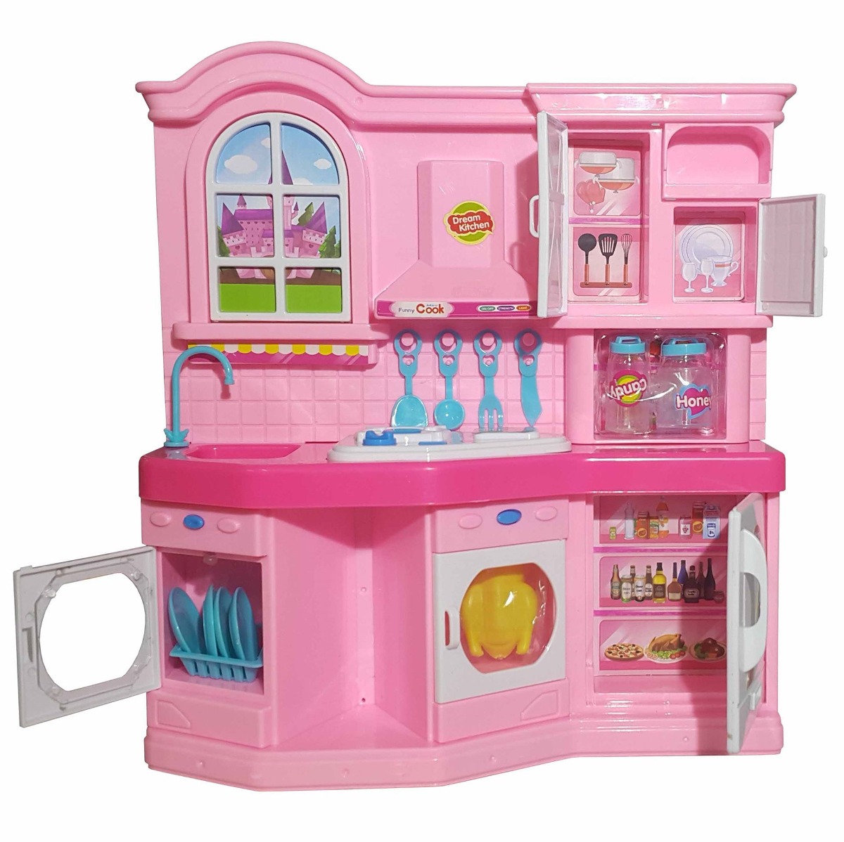 Cocina Mesada Completa Luz Sonido Con Uzpqgsmv Juguete Y Accesorios522 TcK1lFJ