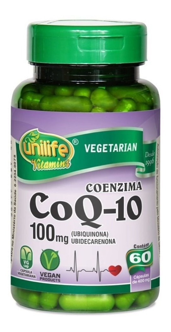 Coenzima Q10 (ubiquinona) Unilife Capsulas Env\u00edo Gratis ...