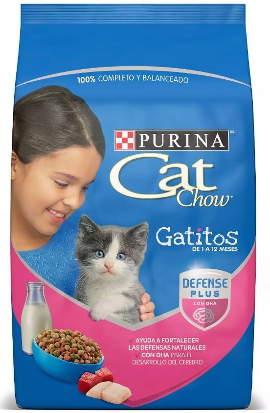 Comida Gato Purina Cat Chow Gatitos 15k 3pates