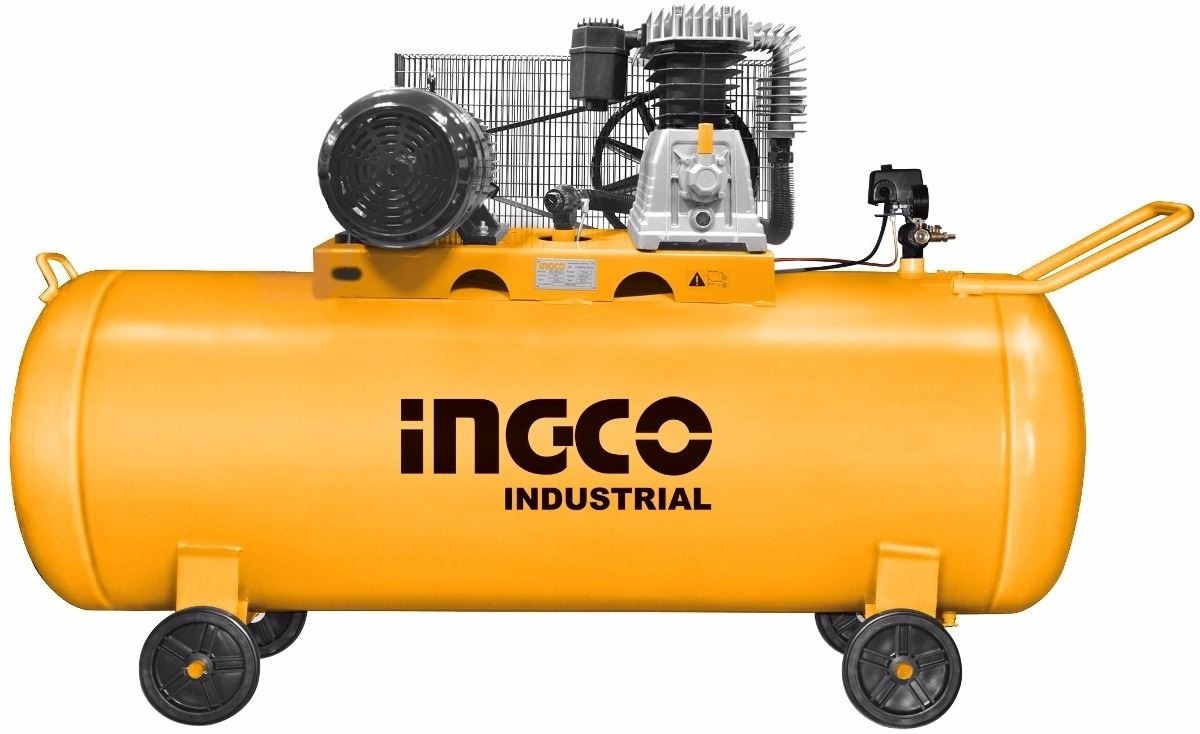 Compresor De Aire Ingco 4 Hp 200 Lts Industrial Ac402001 - U$S 1.090,00