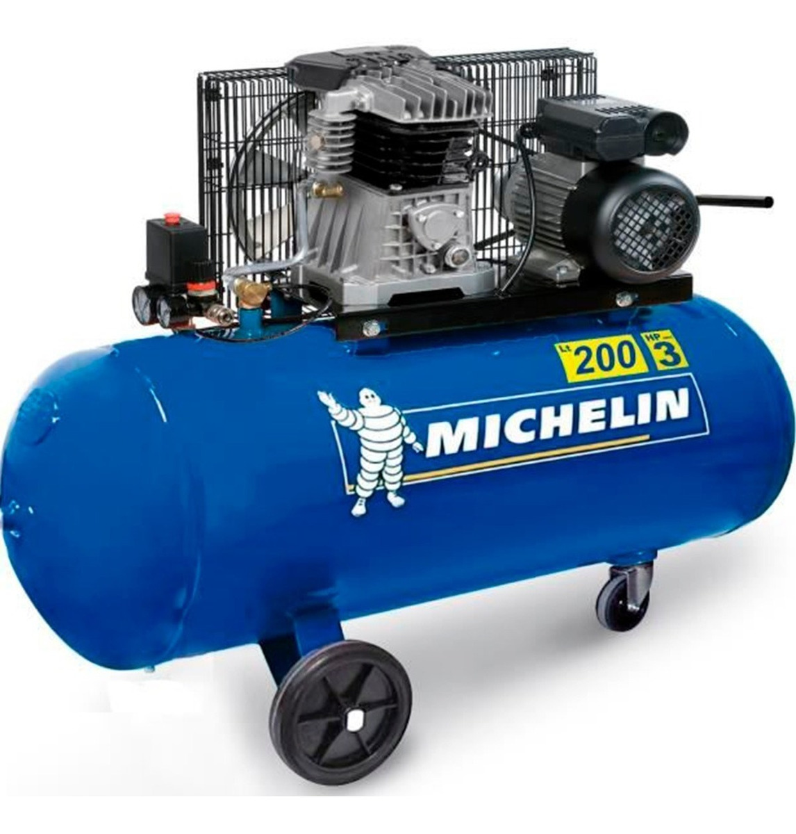 Compresor Michelin 200 Lts 2 Hp Monofásico G P - U$S 963,90 en Mercado