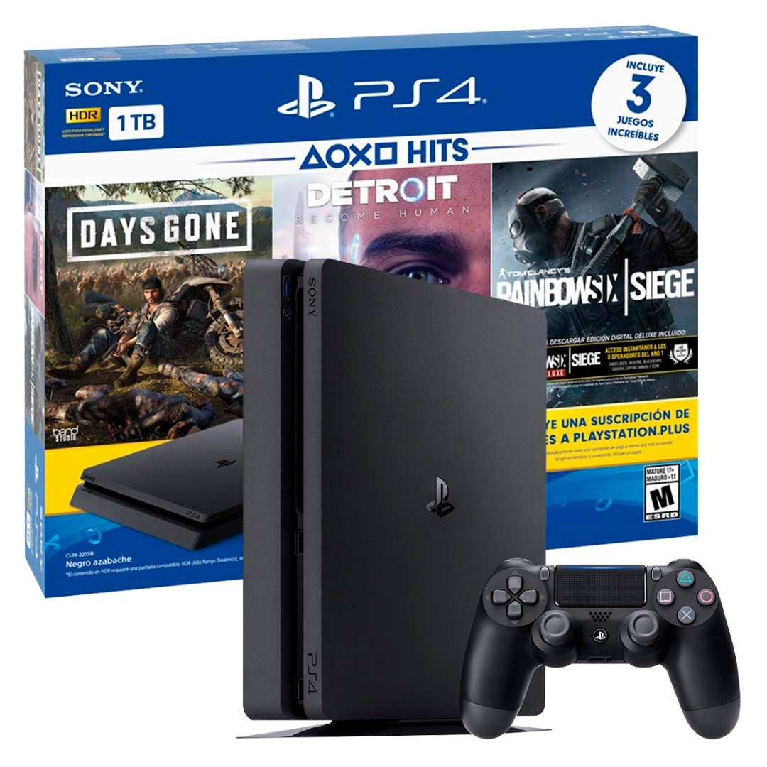 Consola Ps4 Play 4 1tb Bundle 3 Juegos Fisicos Futuro21 ...