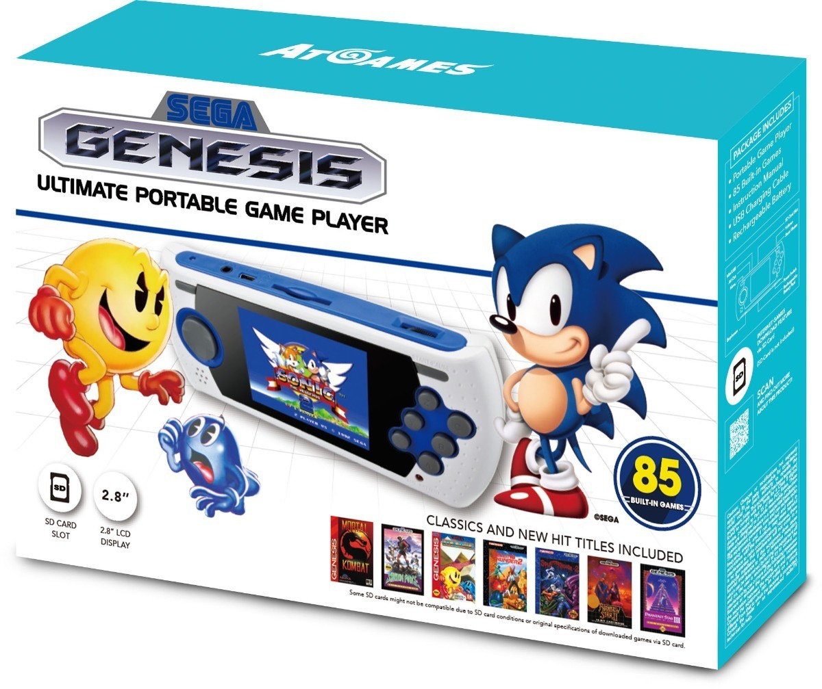 Consola Sega Genesis Portable 85 Juegos Clásicos Nueva ...