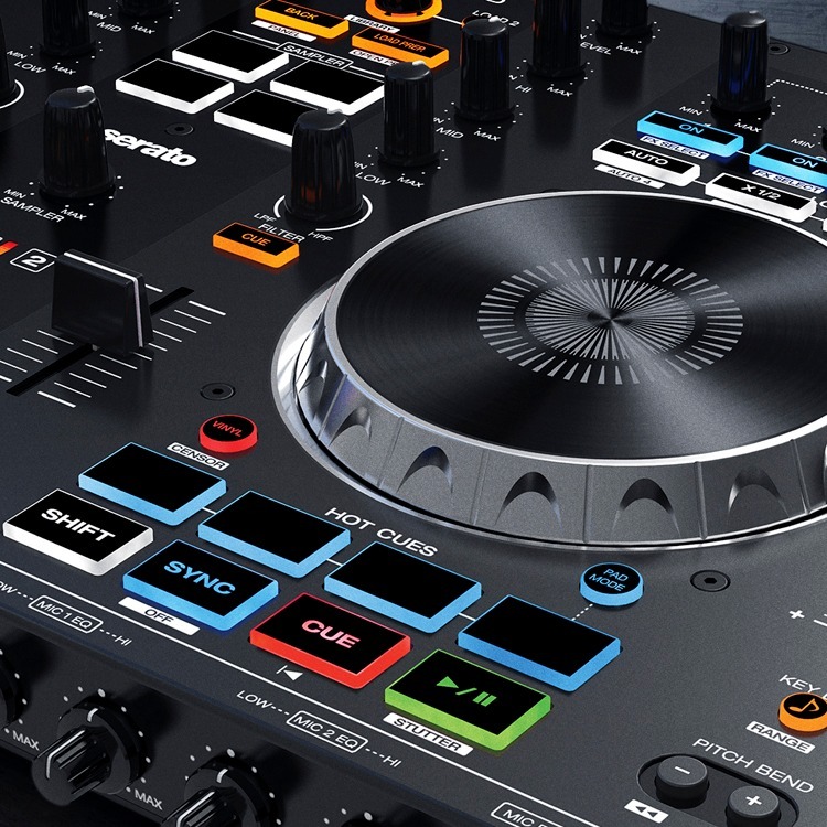 Controlador Dj Denon Mc Consola Mezcladora Serato Pad U S En Mercado Libre