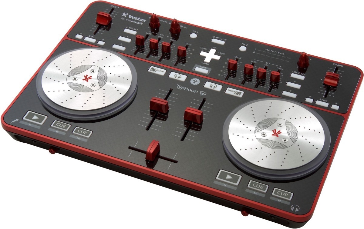 Vestax spin dj controlador usb para mac os