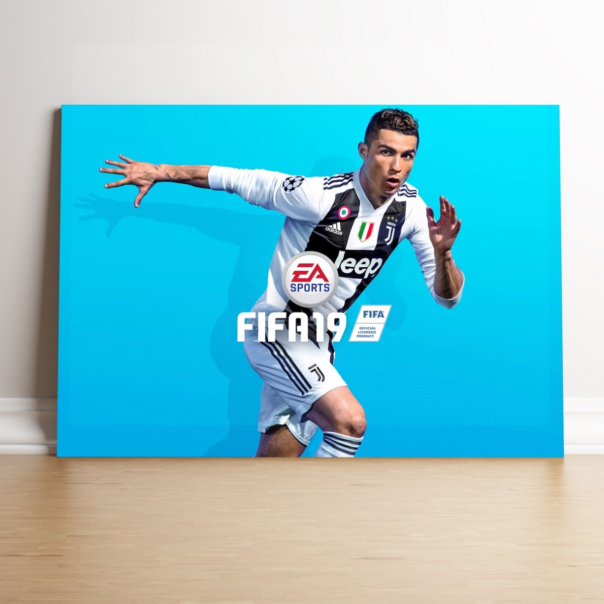 Cuadros Decorativos Cristiano Ronaldo Juventus 60x40 Futbol - $ 690,00