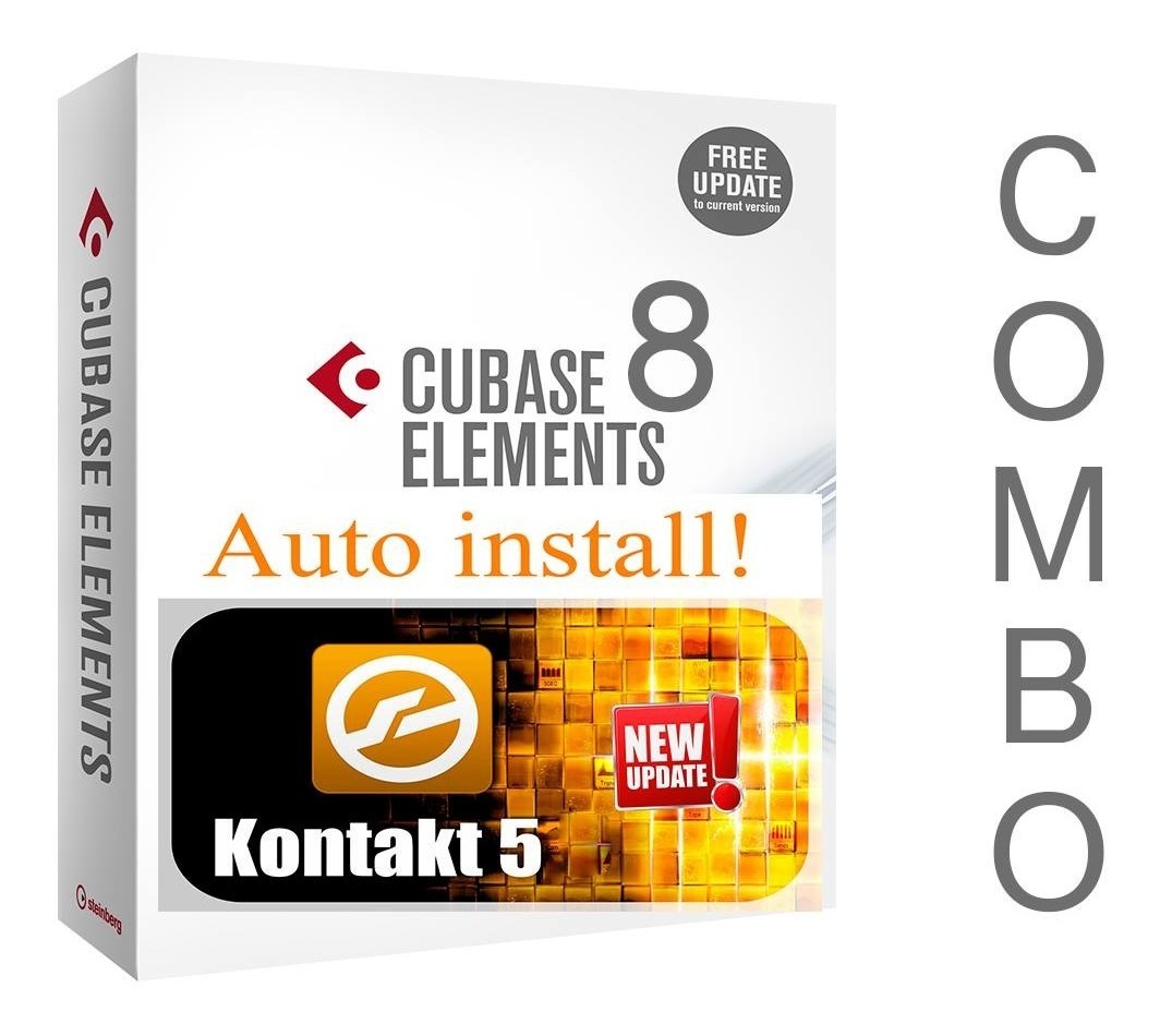 Cubase 8 + Kontakt 5 | Pc / Mac | Inmediato - $ 550,00 en Mercado Libre