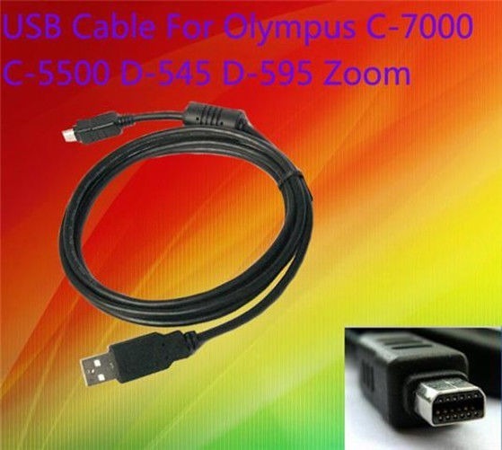 Cargador Usb De Transferencia De Datos Cable Para Cámara Olympus Stylus 850 Sw 1000 Cb-usb6