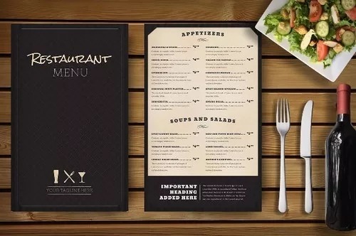 Diseño De Carta O Menú Para Su Restaurante - $ 2.999,00 en 
