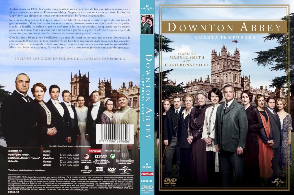 Downton Abbey - 4 Temporada 3 Dvd - $ 400,00 en Mercado Libre Downton Abbey - 4 Temporada 3 Dvd - $ 400,00 en Mercado Libre