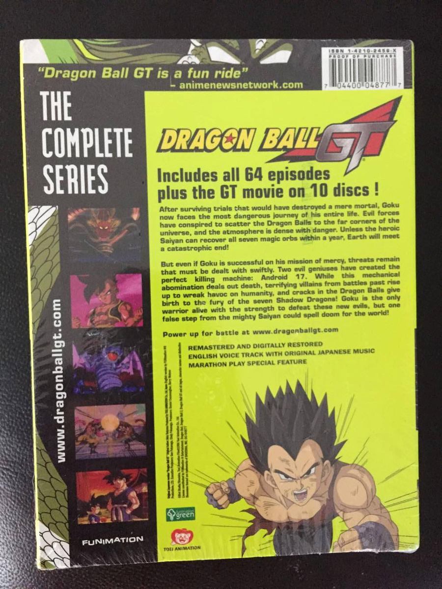Dvd : Dragon Ball Gt: Complete Series (boxed Set, 10 Disc) - $ 990,00