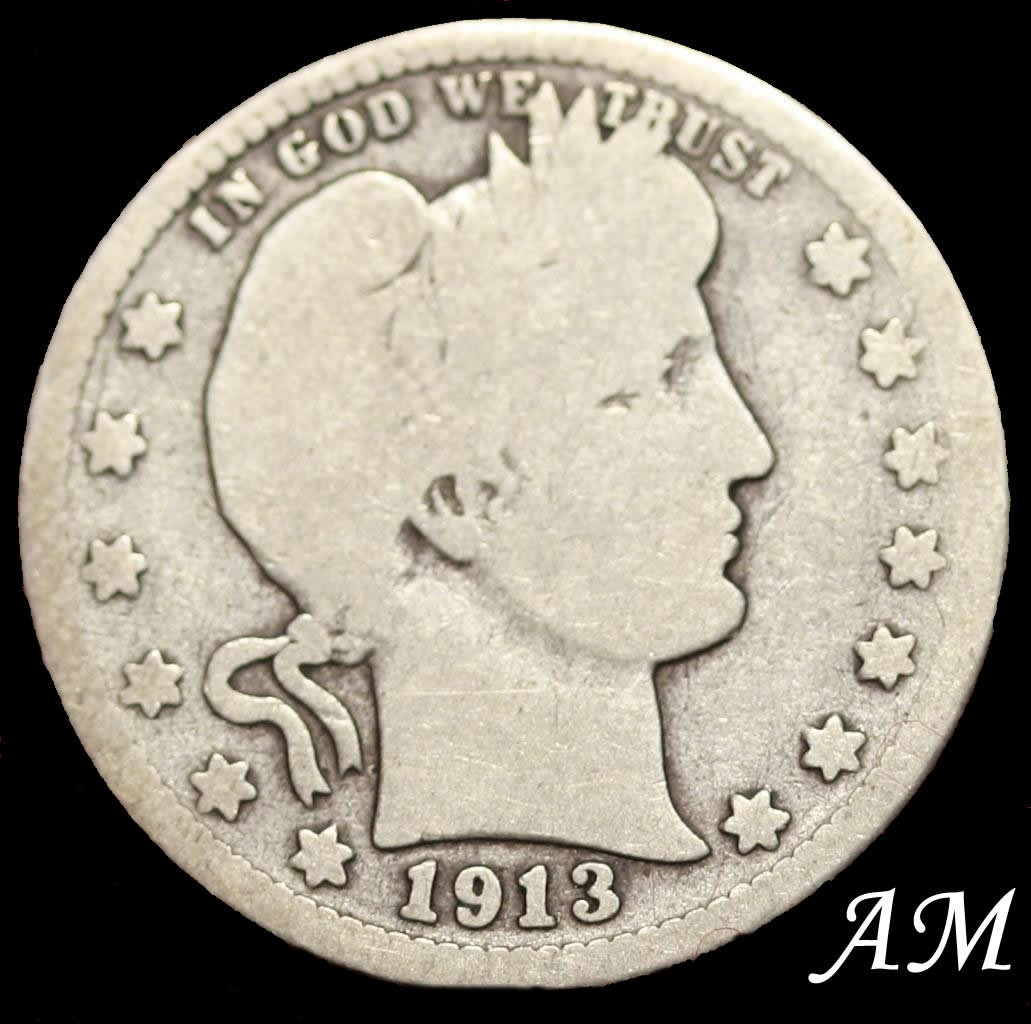 Eeuu Km 114 Quarter Dolar 1913 D U S 15 00 En Mercado Libre Cargando Zoom