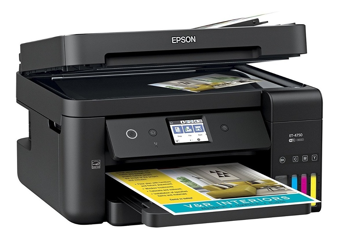  Epson  Workforce Et 4750  Ecotank  Wireless Color All In One 
