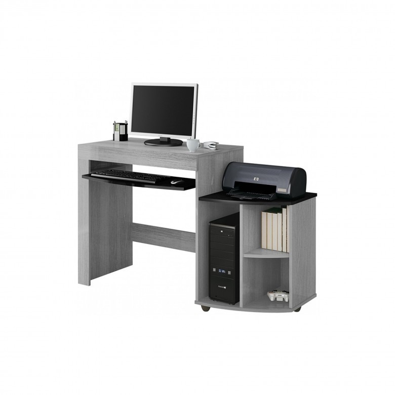 Escritorio Mesa Pc Oficina Online Gris-negro Sensacion - $ 2.089,50 ... Escritorio Mesa Pc Oficina Online Gris-negro Sensacion - $ 2.089,50 ...