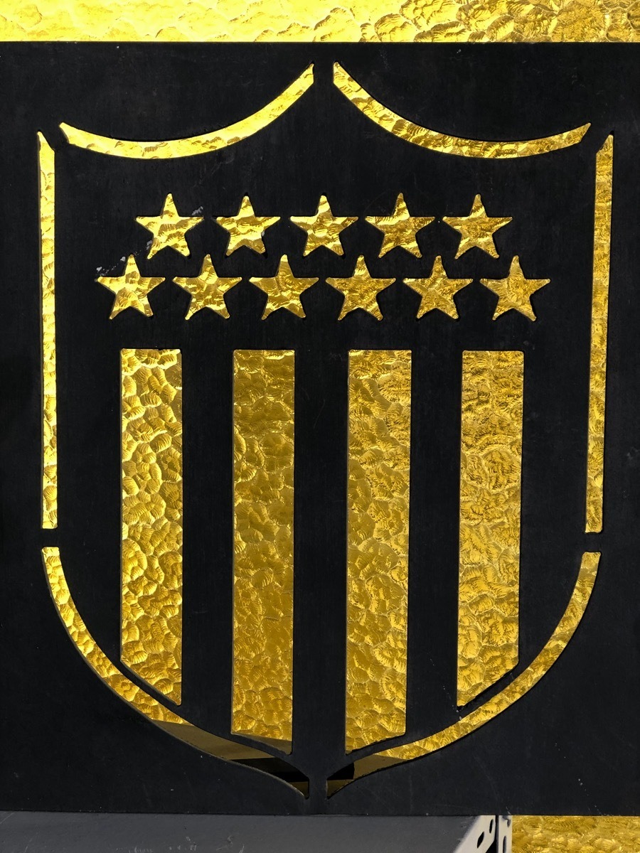 Escudo Peñarol 40x40 - Hierro Calado - Mas Tamaños ...