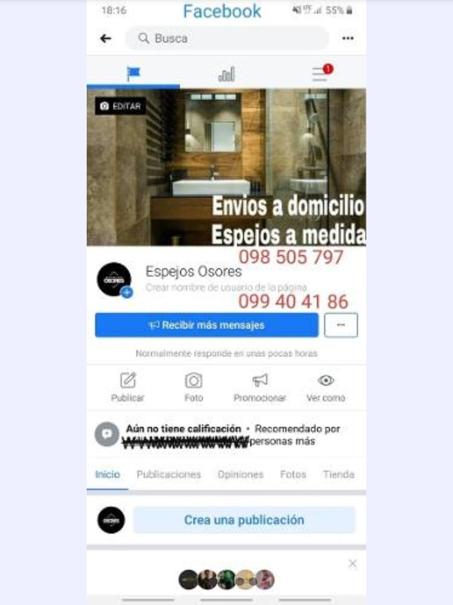 Espejos De Baño A Medida !!! Hacemos Colocacion Y Envíos!!! - $ 450,00