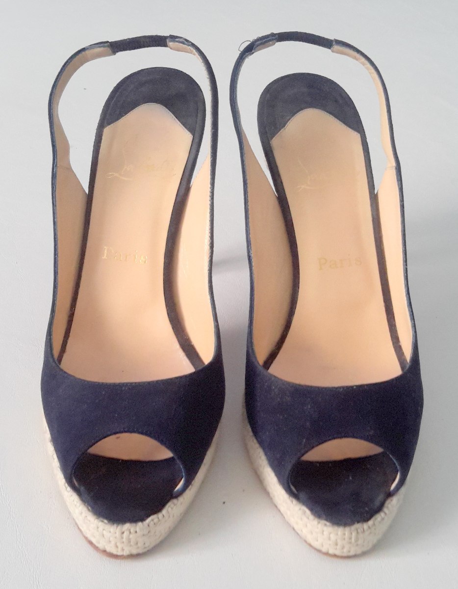 Christian Louboutin Slingbacks azul Christian Louboutin Slingbacks azul