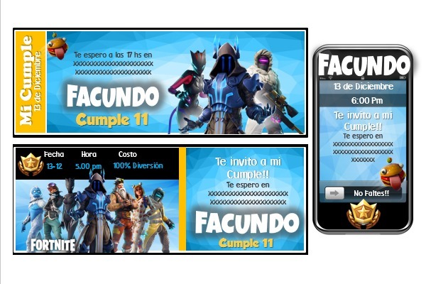 Fiesta Tematica De Fortnite Temporada 7 160 00 En Mercado Libre - fiesta tematica de fortnite temporada 7