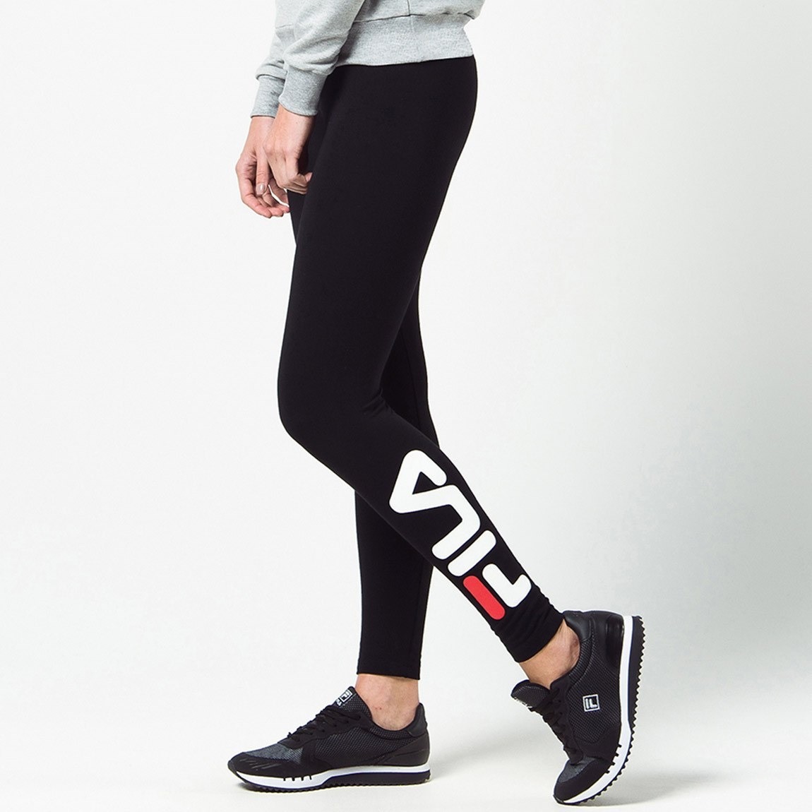 Fila Mujer Legging Letter Black - $ 1.190,00 En Mercado Libre