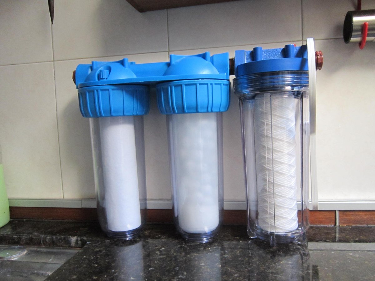 Filtro Agua Doble Purificador Ablandador P/ Pozo Surgente - $ 5.350,00