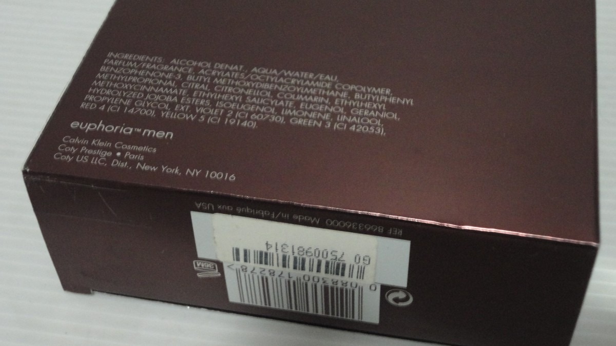 Euphoria Calvin 00 De Men Con Frasco Caja180 Perfume Klein Su uT1cF5KJ3l