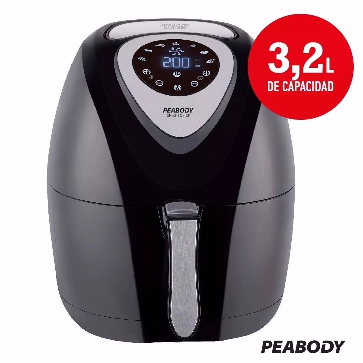 Freidora Peabody Sin Aceite Digital 612n 3.2 Lts Pcm - $ 4.500,00 En ...