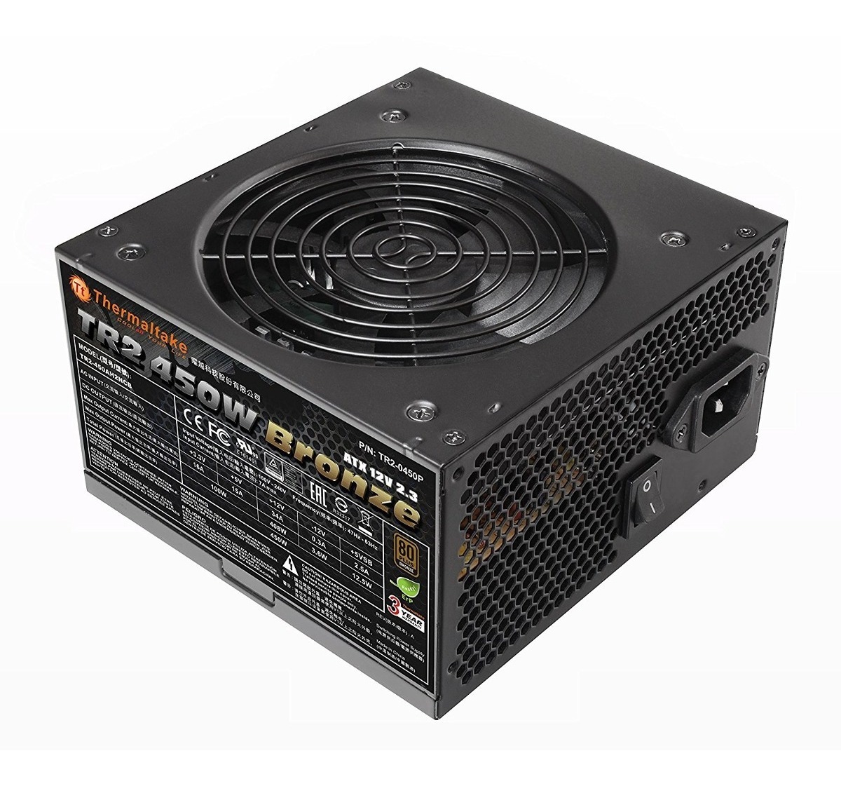 Fuente Poder Thermaltake Tr2 Bronze 450w 80 Plus Bronze - U$S 184,00 en