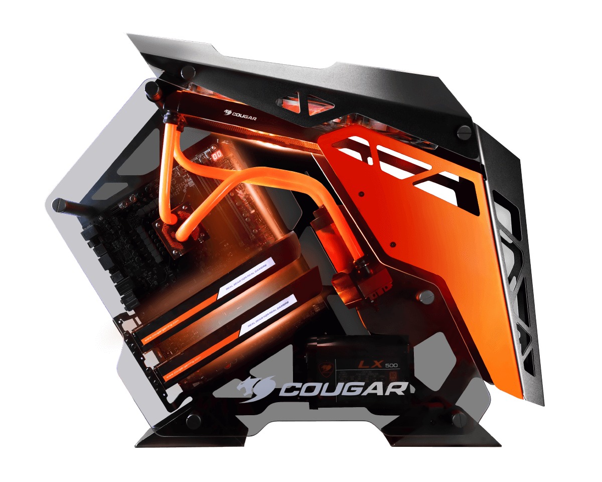 cougar conquer 2 tower gaming computer case