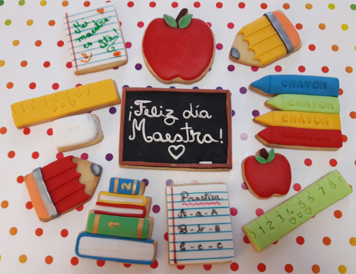 Galletas Decoradas Para El Día Del Maestro! - $ 460,00 en ...