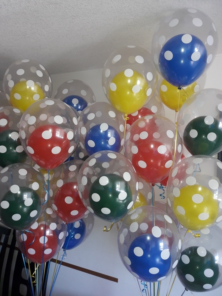 Globos Con Helio!! Dobles En Diferentes Diseños Y Color!!!! - $ 80,00 ...