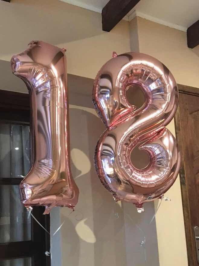 Globos De Helio Numeros