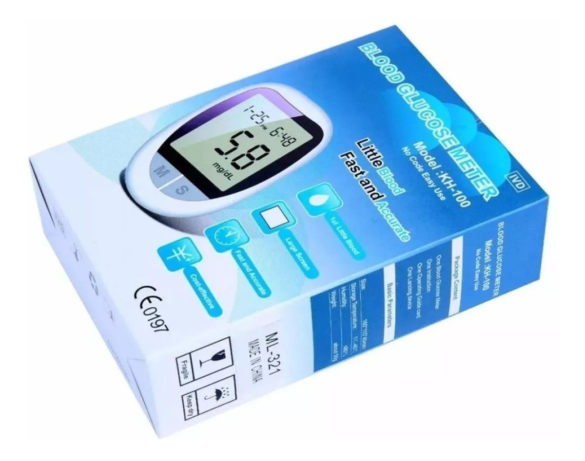 Glucómetro Diabetes Medidor Glucosa En Sangre Envió Gratis!! - $ 1.200