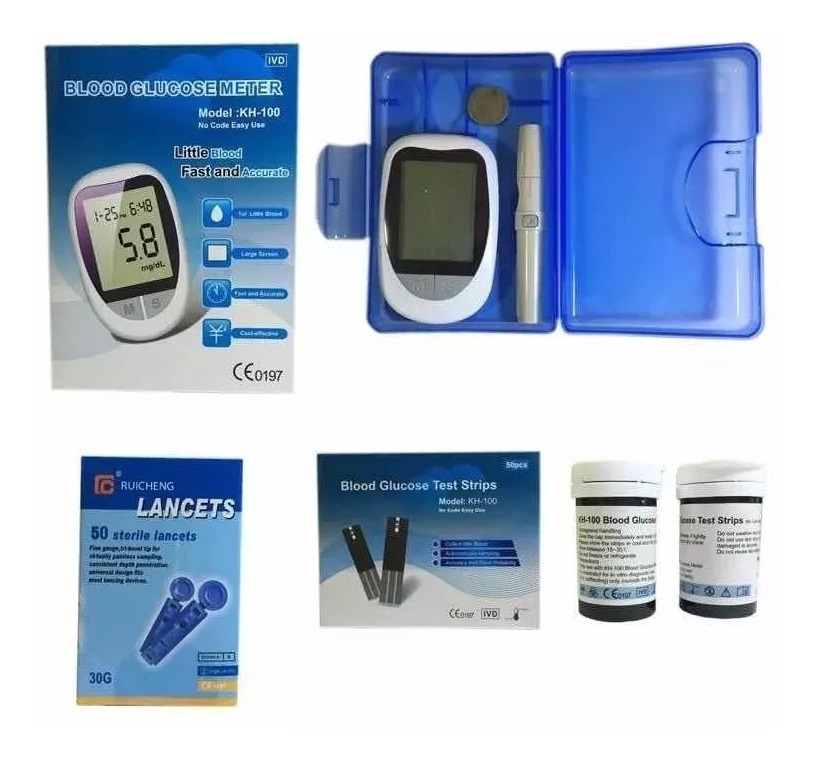 Glucómetro Diabetes Medidor Glucosa En Sangre Envió Gratis!! - $ 1.200