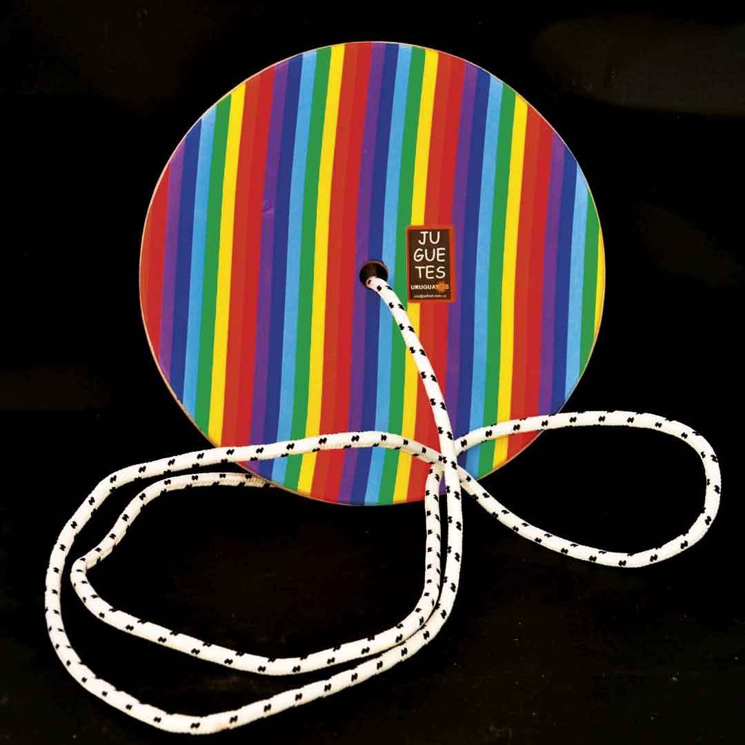 Hamaca Circular Infantil De Madera Y Goma Varios Colores - $ 499,00 en Mercado Libre