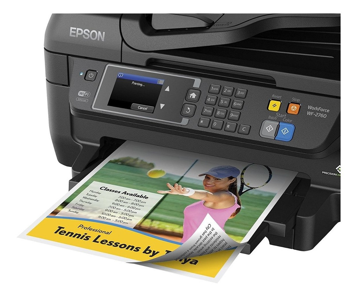 Impresora Chorro Tinta Epson Wf 2760  All in one Wireless 