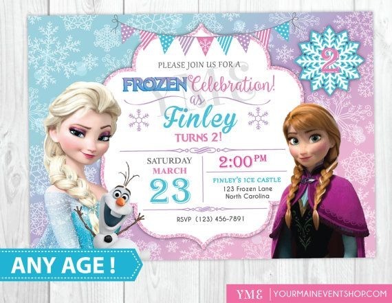 Invitaciones Frozen Infantil - $ 10,00 en Mercado Libre Invitaciones Frozen Infantil - $ 10,00 en Mercado Libre