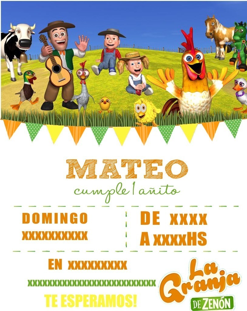 Invitaciones Granja Mercadolibre Com Mx