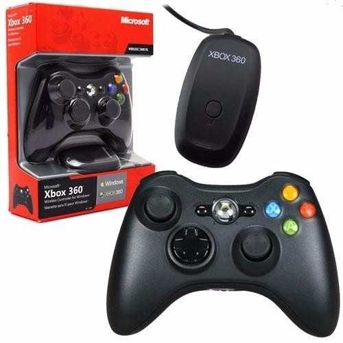 Joystick Xbox 360 Inalambrico Original + Receptor De Pc