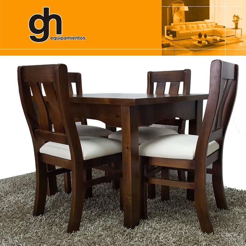 Juego De Comedor Mesa Y 4 Sillas Variedad De Modelos Gh - $ 14.990 ... Juego De Comedor Mesa Y 4 Sillas Variedad De Modelos Gh - $ 14.990 ...