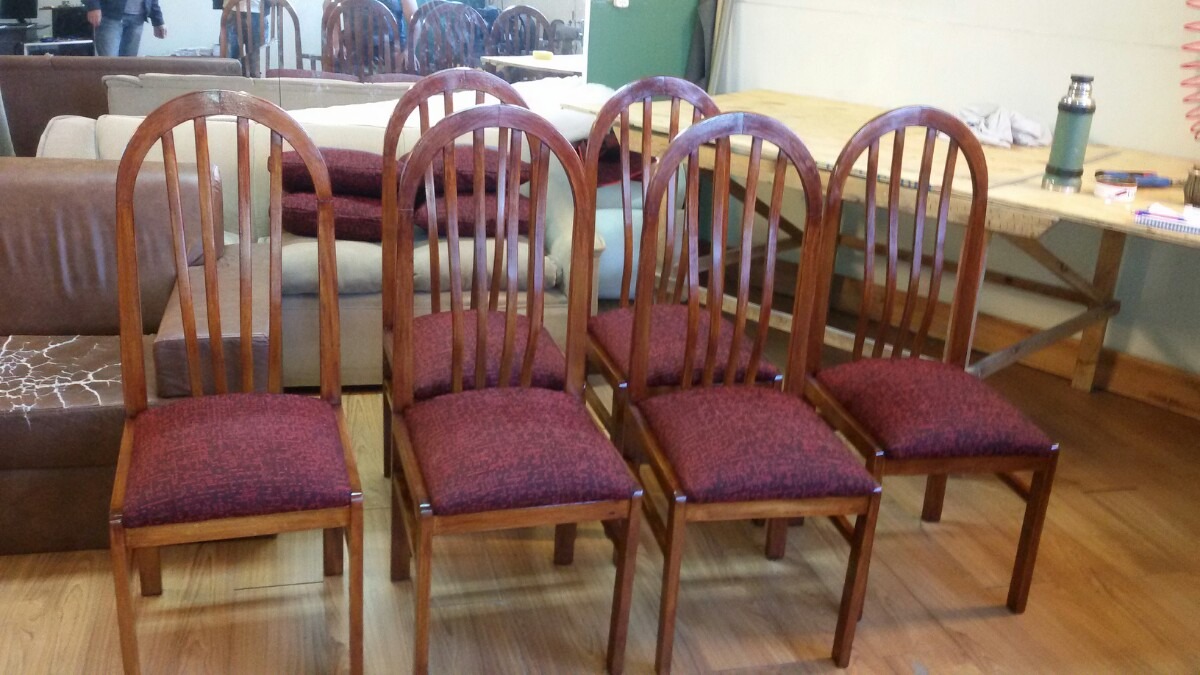 Juego D Comedor Sillas Living Tapiceria Restauraciones - $ 1,00 en ... Juego D Comedor Sillas Living Tapiceria Restauraciones - $ 1,00 en ...