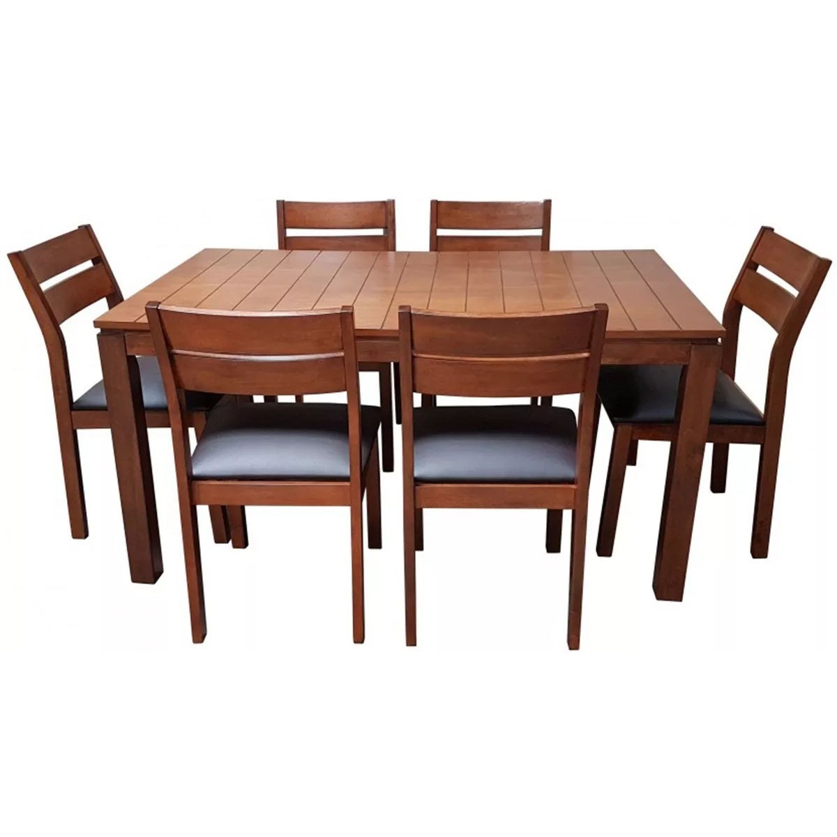 Juego De Comedor B- 6 Sillas Tapizadas - Mesa - Madera - Lcm - $ 19.990